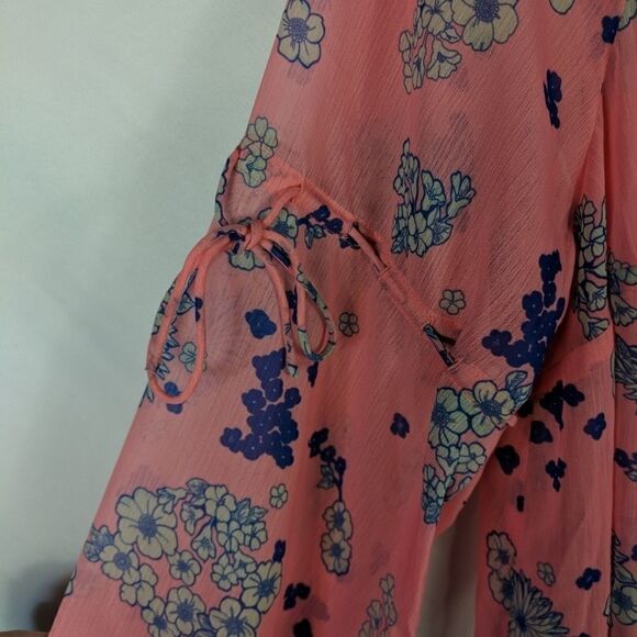 ModCloth Floral Prepped Paradise Long sleeve 1X - Picture 4 of 8